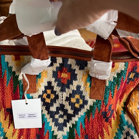Kingston Multicolor Travel Tote Bag - Picture 1 of 2